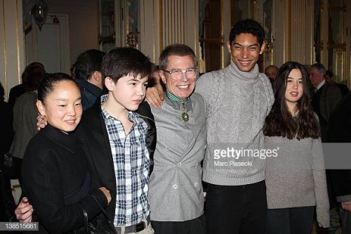 A picture of Jean-Paul Goude's family.